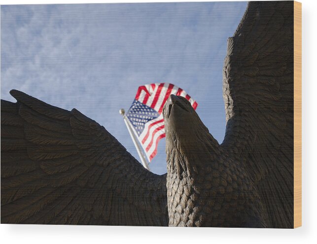 America Wood Print featuring the photograph America #1 by Off The Beaten Path Photography - Andrew Alexander
