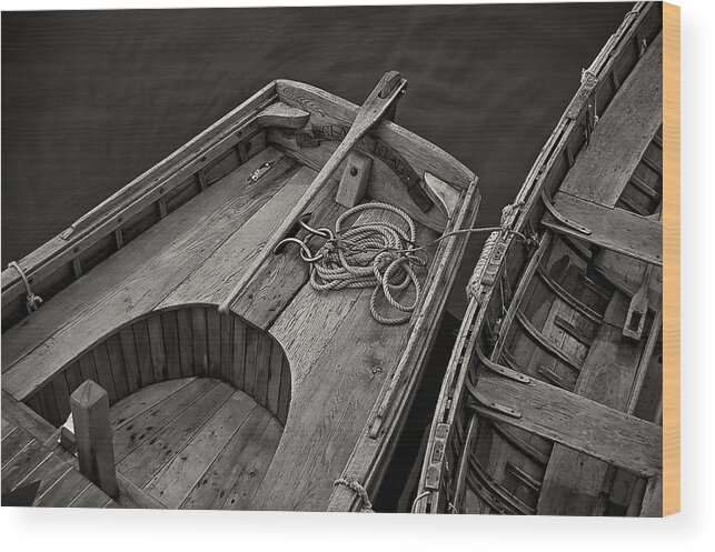 Row Boats Wood Print featuring the photograph Clark Kent #1 by Fred LeBlanc