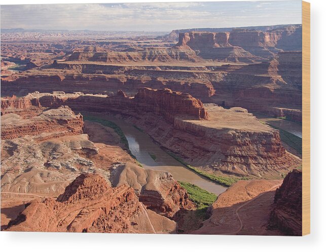 Scenics Wood Print featuring the photograph Colorado River Canyon From Dead Horse #1 by John Elk