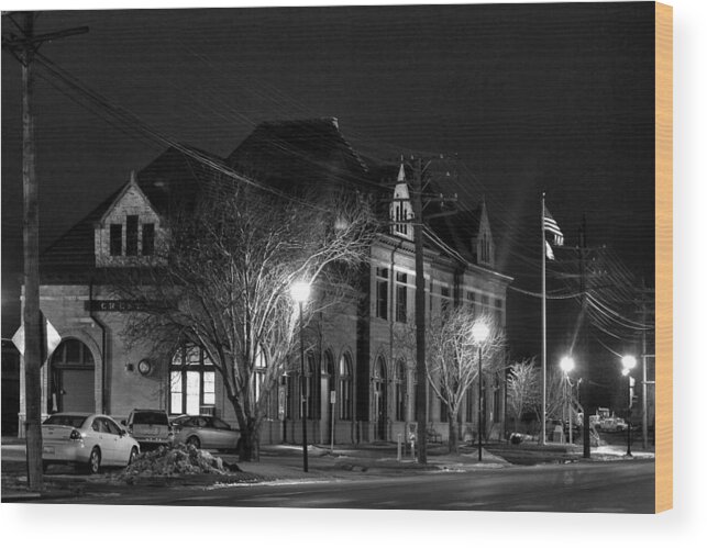 Restored Wood Print featuring the photograph Creston Depot #1 by Thomas Danilovich