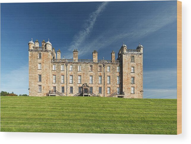 Old Wood Print featuring the photograph Drumlanrig Castle #1 by Grant Glendinning