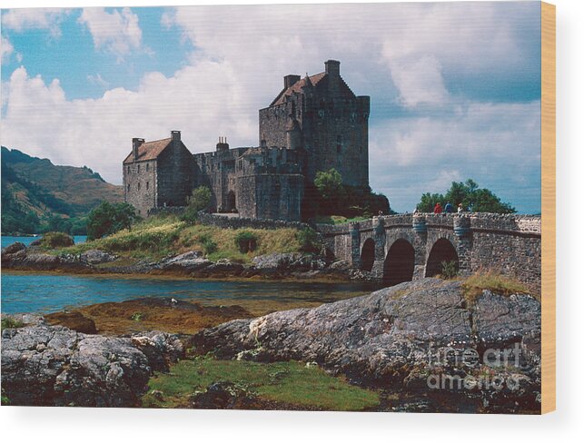 Eilean Wood Print featuring the photograph Eilean Donan castle #1 by Riccardo Mottola