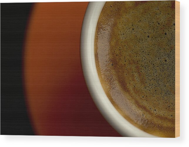 Coffee Wood Print featuring the photograph Espresso #1 by Chevy Fleet