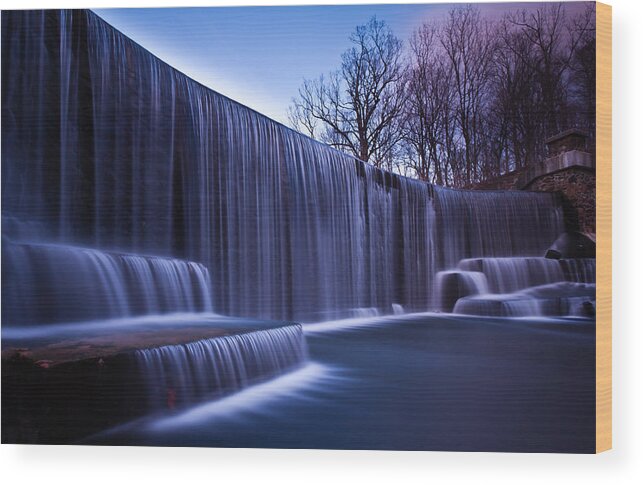 United States Wood Print featuring the photograph Falling Water #1 by Mihai Andritoiu