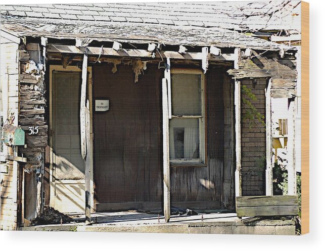 Decay Wood Print featuring the photograph Home #1 by Joseph Yarbrough