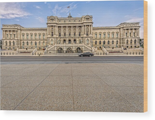 America Wood Print featuring the photograph Library of Congress #1 by Peter Lakomy