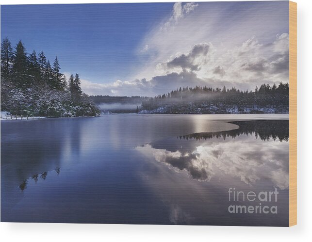 Loch Ard Wood Print featuring the photograph Loch Ard #1 by Rod McLean