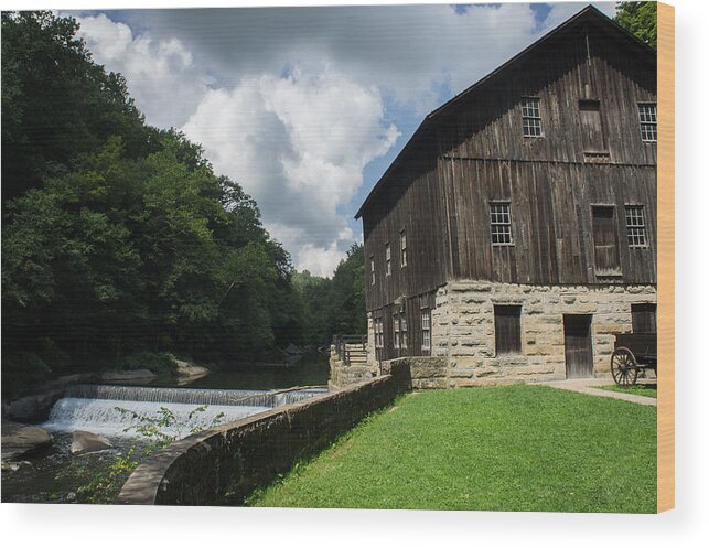 Barn Wood Print featuring the photograph McConnells Mills #2 by Weir Here And There