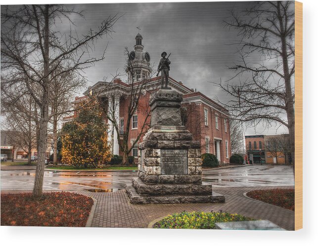 Capital Wood Print featuring the photograph Murfreesboro Town Hall #1 by Brett Engle