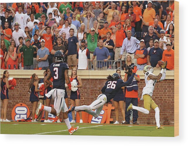 Catching Wood Print featuring the photograph Notre Dame V Virginia #1 by Patrick Smith