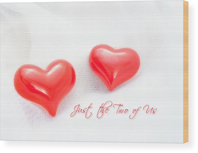 Art Wood Print featuring the photograph Red heart of Love #1 by U Schade