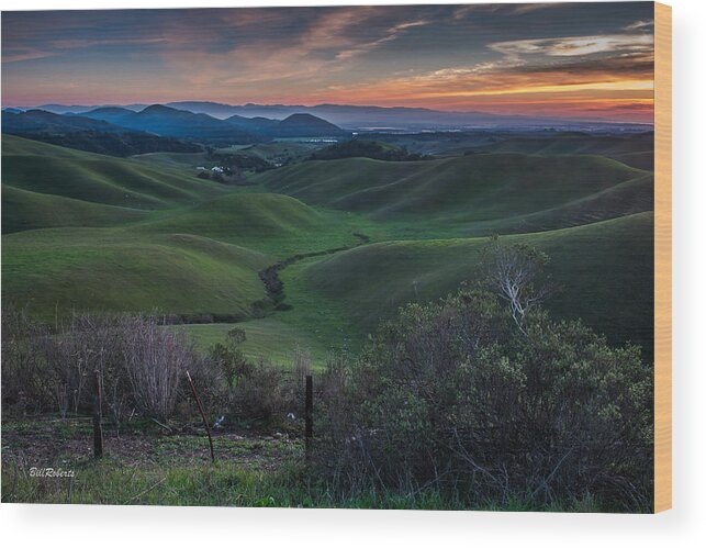 Central California Coast Wood Print featuring the photograph Steinbeck Country by Bill Roberts