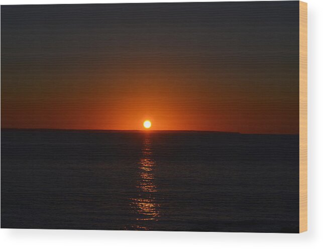 Nature Wood Print featuring the photograph Sunrise #1 by James Petersen