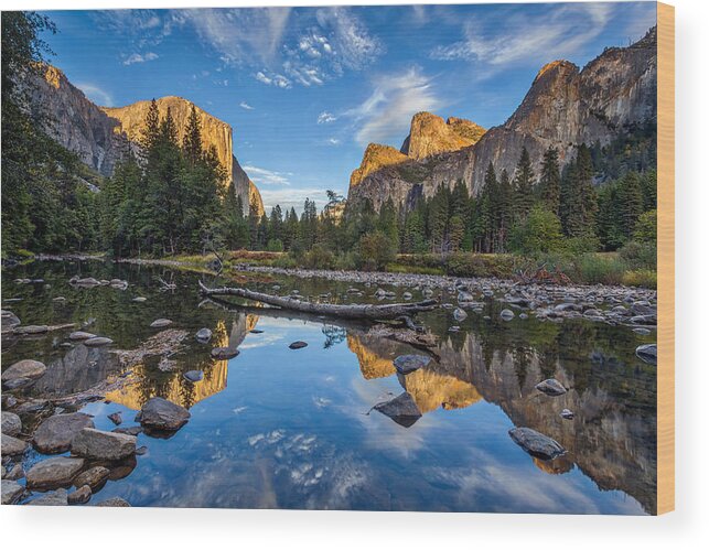 California Wood Print featuring the photograph Valley View II #1 by Peter Tellone