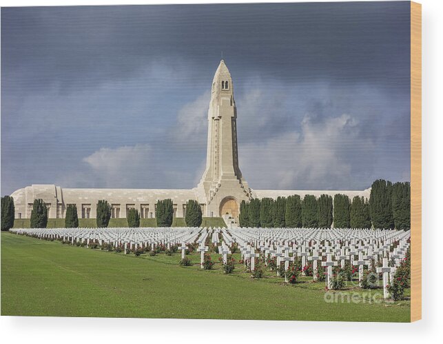 Douaumont Wood Print featuring the photograph 130918p254 by Arterra Picture Library