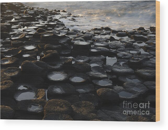 Landscape Wood Print featuring the photograph The Giants Causeway #18 by John Shaw
