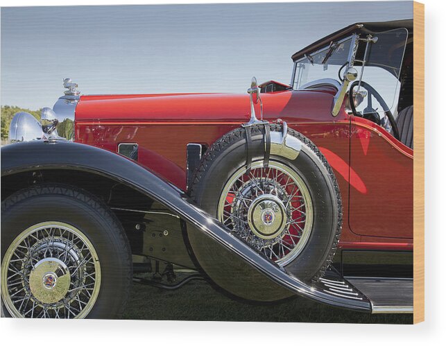 1932 Wood Print featuring the photograph 1932 Stutz Bearcat DV32 by Jack R Perry