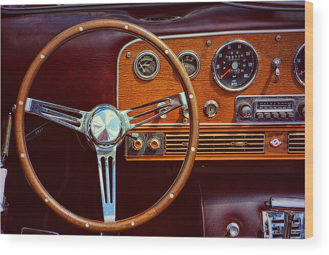 Cord Wood Print featuring the photograph 1937 Cord Roadster by Mike Martin