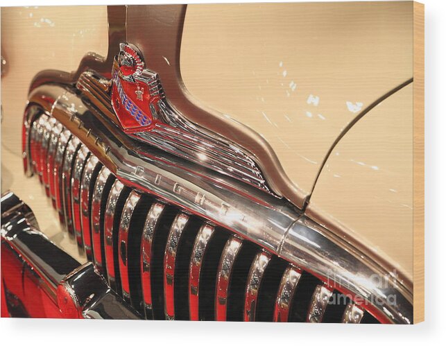 Transportation Wood Print featuring the photograph 1948 Buick Roadmaster Sedan 5D26634 by Wingsdomain Art and Photography