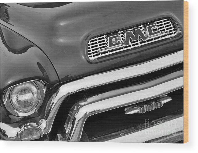 1956 Gmc Truck Wood Print featuring the photograph 1956 GMC Truck by Dennis Hedberg