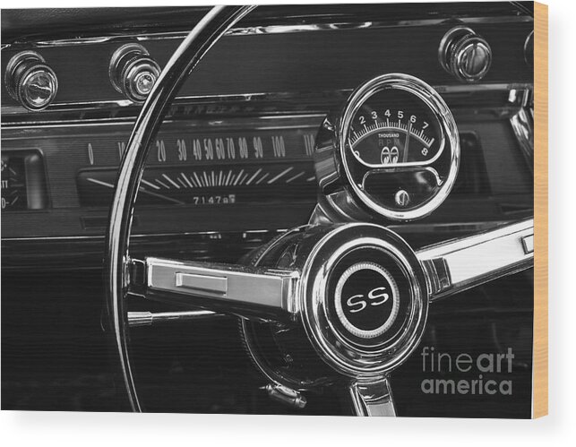 1967 Super Sport Chevelle Wood Print featuring the photograph 1967 Chevelle by Dennis Hedberg