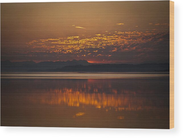 Landscape Wood Print featuring the photograph Early Morning Calm by Ron Roberts