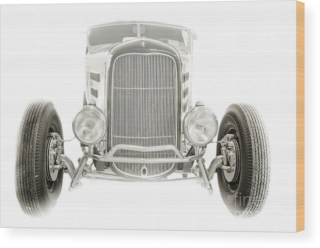 Classic Car Wood Print featuring the photograph Roadster #2 by Ken Marsh