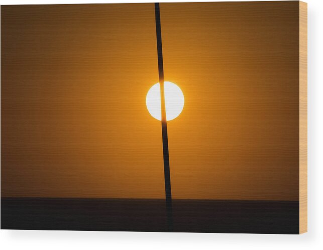 Sunset Wood Print featuring the photograph Sunset #2 by Karim SAARI
