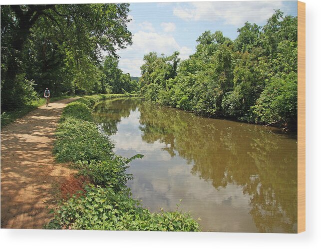 C Wood Print featuring the photograph The Chesapeake and Ohio Canal by Cora Wandel