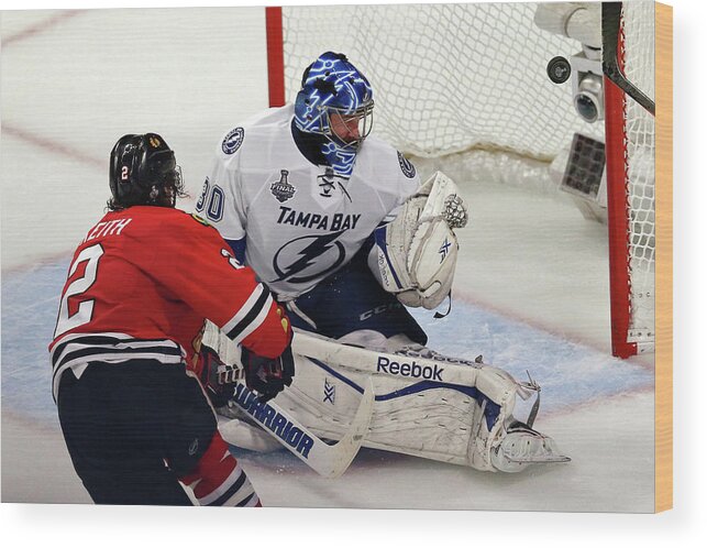 Playoffs Wood Print featuring the photograph 2015 Nhl Stanley Cup Final - Game Six #3 by Jonathan Daniel