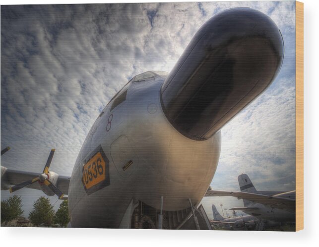 Douglas Aircraft Wood Print featuring the photograph Douglas C-133 Cargomaster #3 by David Dufresne