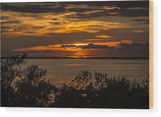 Florida Wood Print featuring the photograph Sunset #3 by Jane Luxton
