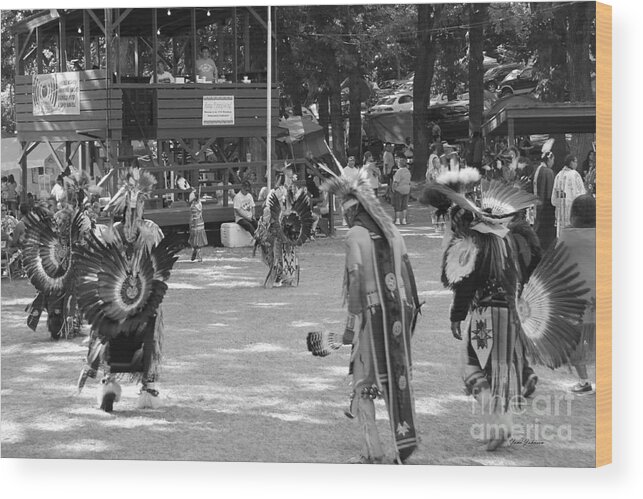 Pow Wow Wood Print featuring the photograph Pow wow series by Yumi Johnson