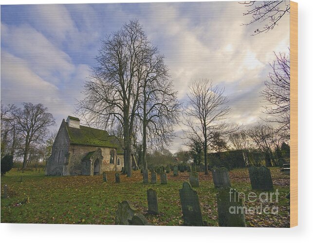 St Margaret Of Antiochs Wood Print featuring the photograph St Margaret of Antiochs Church Linstead #6 by Darren Burroughs