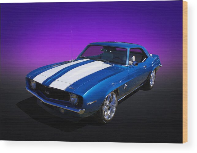 1969 Wood Print featuring the photograph 69 Camaro by Keith Hawley