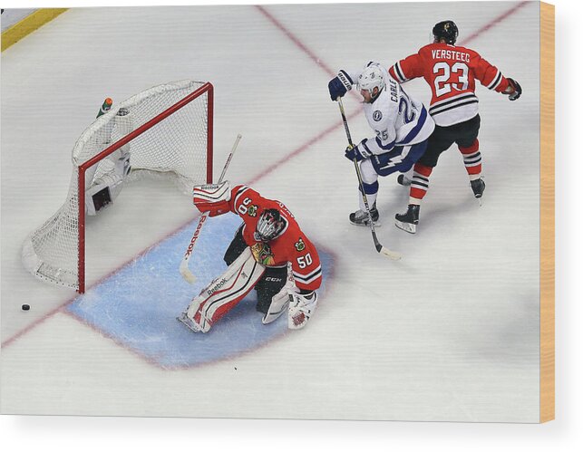 Playoffs Wood Print featuring the photograph 2015 Nhl Stanley Cup Final - Game Six #7 by Bruce Bennett