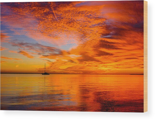 Florida Wood Print featuring the photograph Florida Keys by Raul Rodriguez