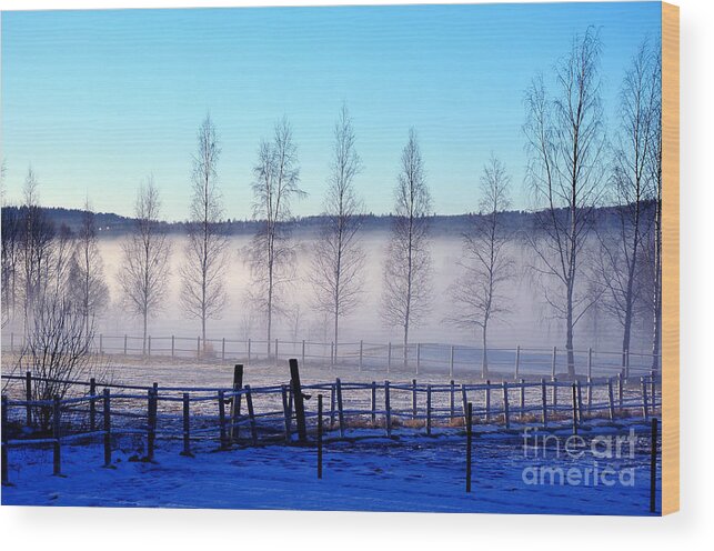 Winter Wood Print featuring the photograph A Day Off by Randi Grace Nilsberg