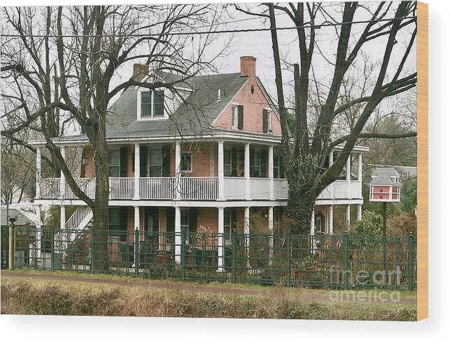 Architecture Photos Wood Print featuring the photograph A House Is A Home Is For The Birds In New Hope PA by Michael Hoard