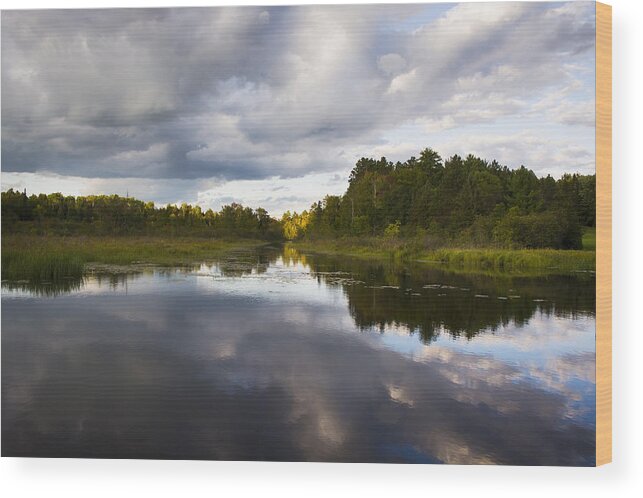 Reflections Wood Print featuring the photograph A path to the Light by Dan Hefle