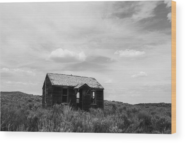 House Wood Print featuring the photograph Abandoned House in Oklahoma by Hillis Creative