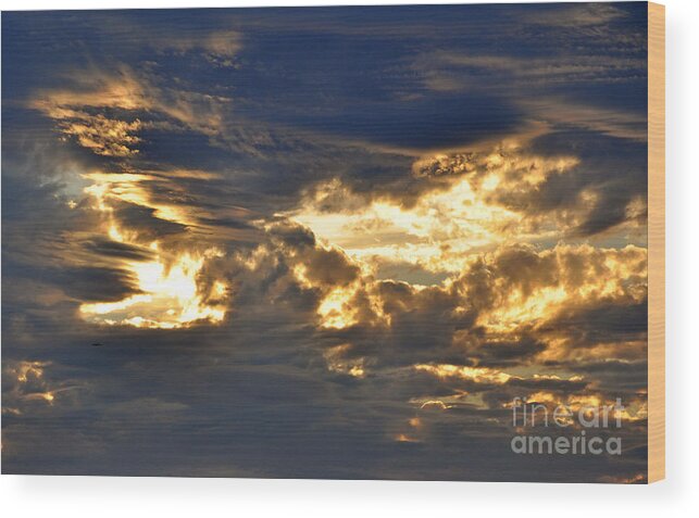 Clouds Wood Print featuring the photograph After The Storm by Glenn Gordon