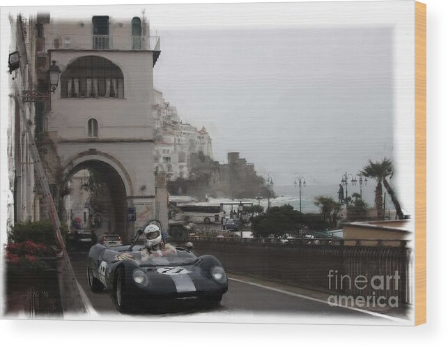 Amalfi Wood Print featuring the photograph Amalfi Drive by Tom Griffithe