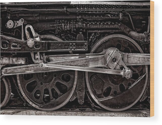 Union Pacific Wood Print featuring the photograph American Iron by Ken Smith