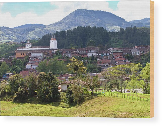 Tranquility Wood Print featuring the photograph Andean Town by Alejocock