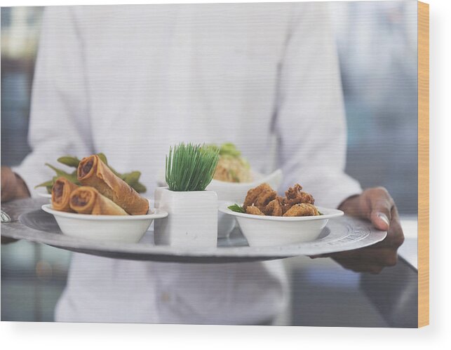 Event Wood Print featuring the photograph Appetizing Chinese Food Platter by GCShutter