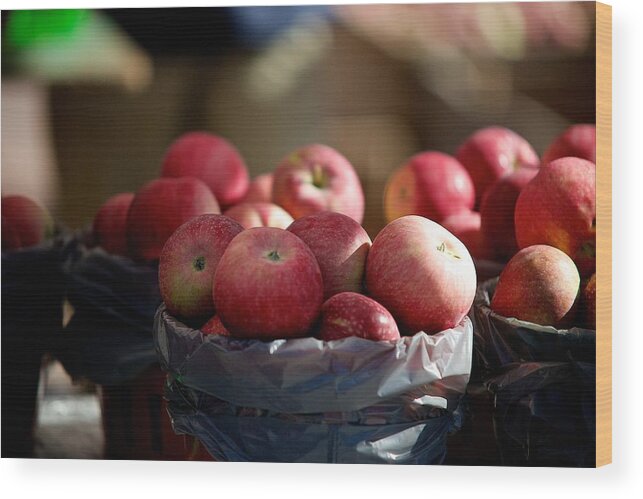 Apples Wood Print featuring the photograph Apples by Prince Andre Faubert