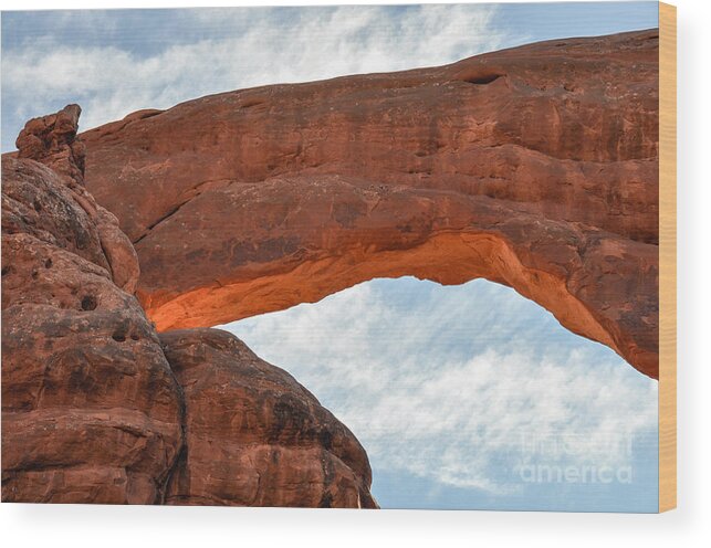 Arches Wood Print featuring the photograph Arch Beauty by Cheryl McClure