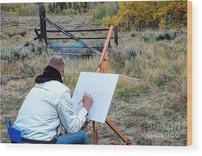 Autumn Colors Wood Print featuring the photograph Artist Point by Jim Garrison