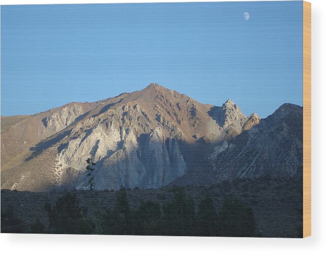 Mountain Wood Print featuring the photograph At Convict Lake Campground by Susan Woodward